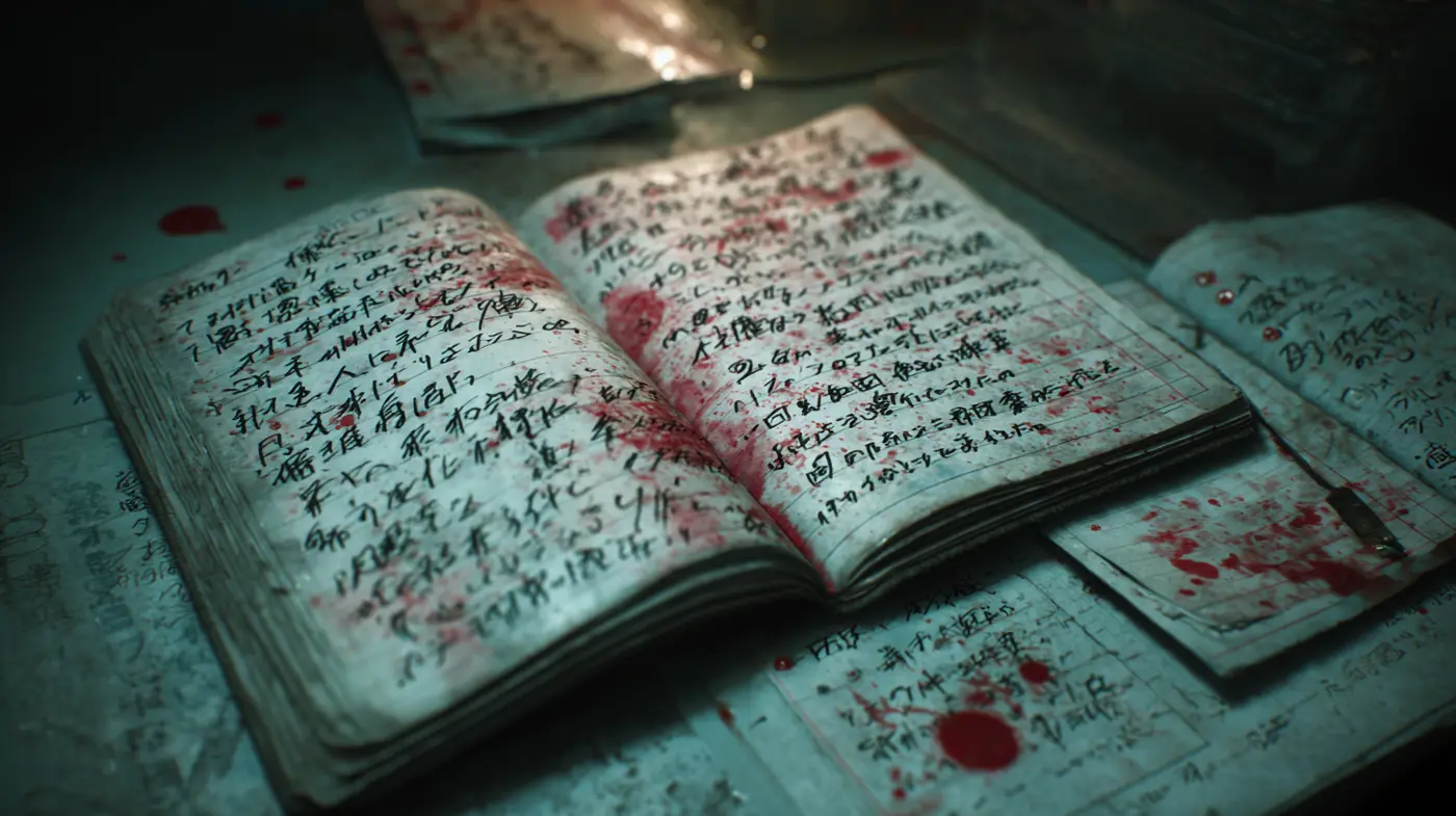 古い帳面と記録用紙